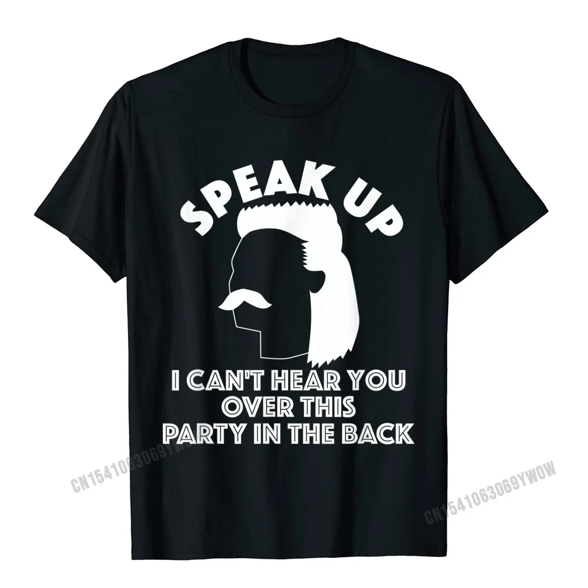 Normal Summer Summer/Autumn 100% Cotton Round Collar Men Tops Shirt Fashionable Tees Oversized Short Sleeve T Shirt Funny Redneck T Shirt Redneck Gift Funny Redneck Mullet T-Shirt__92 black