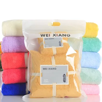 

+ Towel + Bath Towel + Adult Children like than Pure Cotton Soft Absorbent Not Shed How to Wash Are Not Hard