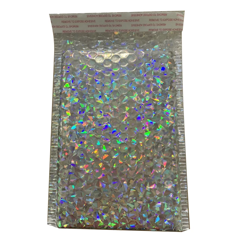 50pcs /Lot Gold Paper Bubble Padded Mailers Envelopes Gift Bag 150x180mm Bubble Mailing Envelope Bag Packaging Shipping Bags
