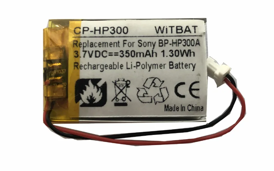 

ZHUJI 350mAh Battery for Sony DR-BT21, DR-BT22,DR-BT21G,DR-BT21IK,DR-BT21GB,BP-HP300A