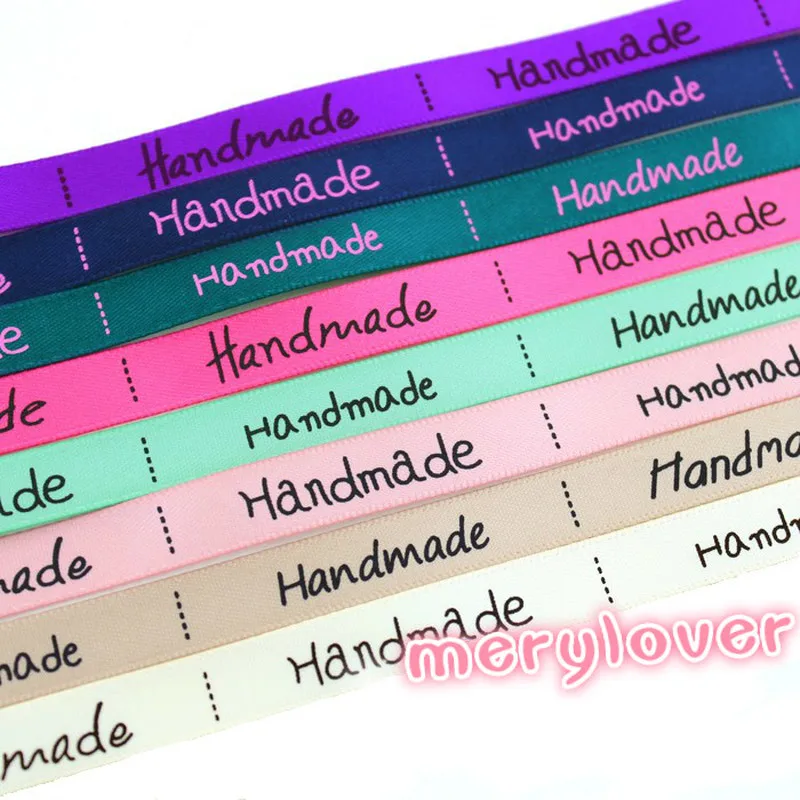 Атласная Лента ручной работы с принтом 3/8 дюйма (10 мм) (2 м)|satin ribbon|printed satin ribbonribbon for