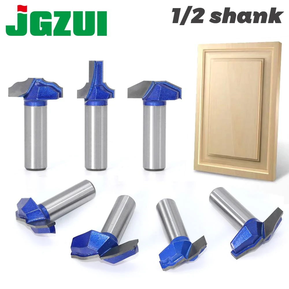1 pc 1/2 Shank Woodworking Door Frame Router Bits for wood carbide