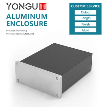 

H23 2017 Hot sale 125*51*180/4.8''x1.77''x5.9''(wxhxl)mm Customized clear anodized extruded large aluminum enclosures