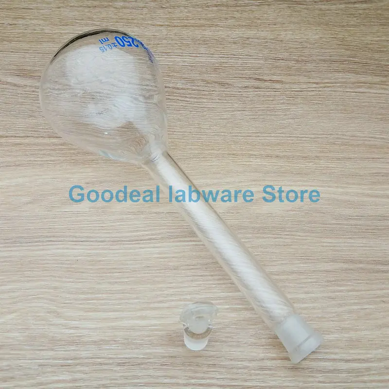 1ml to 500ml Clear Glass Volumetric Flask with Grinding mouth plug Teaching instruments for chemistry experiments