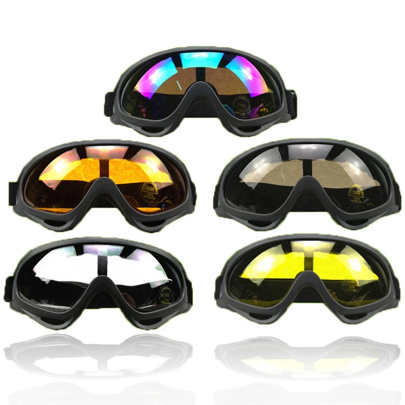 

1pcs Winter Windproof Skiing Glasses Goggles Outdoor Sports cs Glasses Ski Goggles UV400 Dustproof Moto Cycling Sunglasses