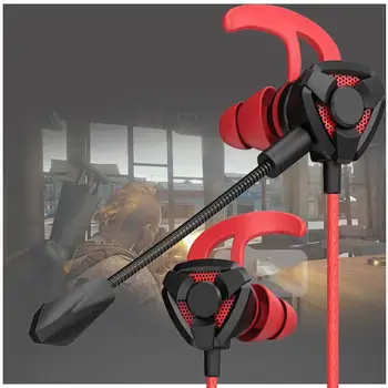 

Gaming Earphone For Pubg PS4 CSGO Casque Games Ear Hook 7.1 With Mic Volume Control PC Wired Earphone