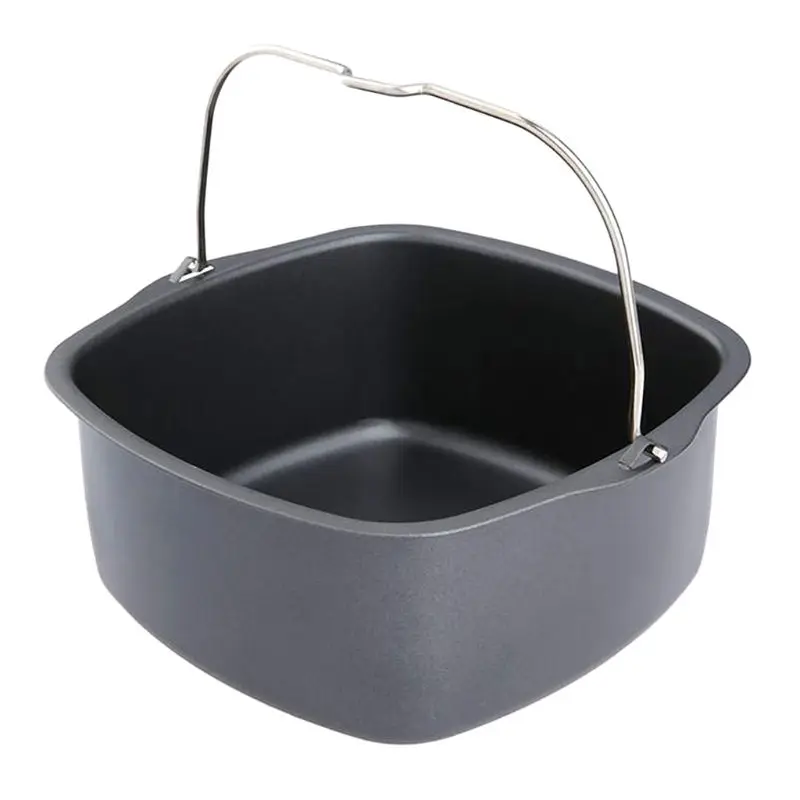 Non-Stick Air Fryer Cake Barrel Baking Pan Oven Frying Roasting Basket for HD9220 HD9225 HD9232 HD9233 HD9641 |