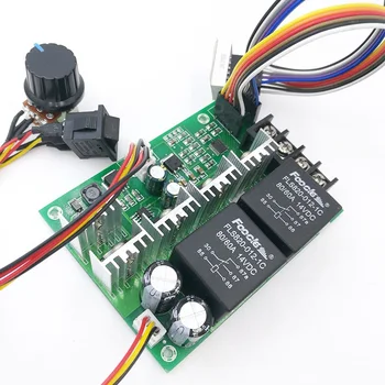 

PWM speed controller DC motor digital display 0~100% adjustable drive module input MAX60A 12V 24V