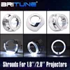 1.8/2.0 inch Projector Shrouds Angel Eyes Retrofit HID LED Lens Headlight Lenses Dust Cover Bezels Car Light Accessories DIY ► Photo 1/6