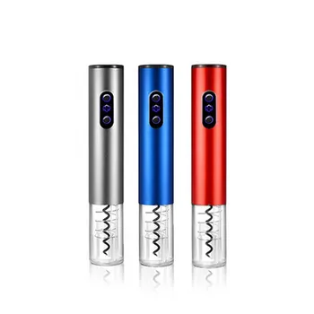 

Improved High-Class Electric Wine Bottle Opener Set Wireless Automatic Red Wine Corkscrew Bottle Opener Tool Cutter Grey