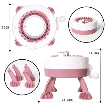 

22/40/48 Needle Knitting Machine Sewing Material Accessories Loom Needlework Kit Tools Circular To knit Weaving DIY Threader