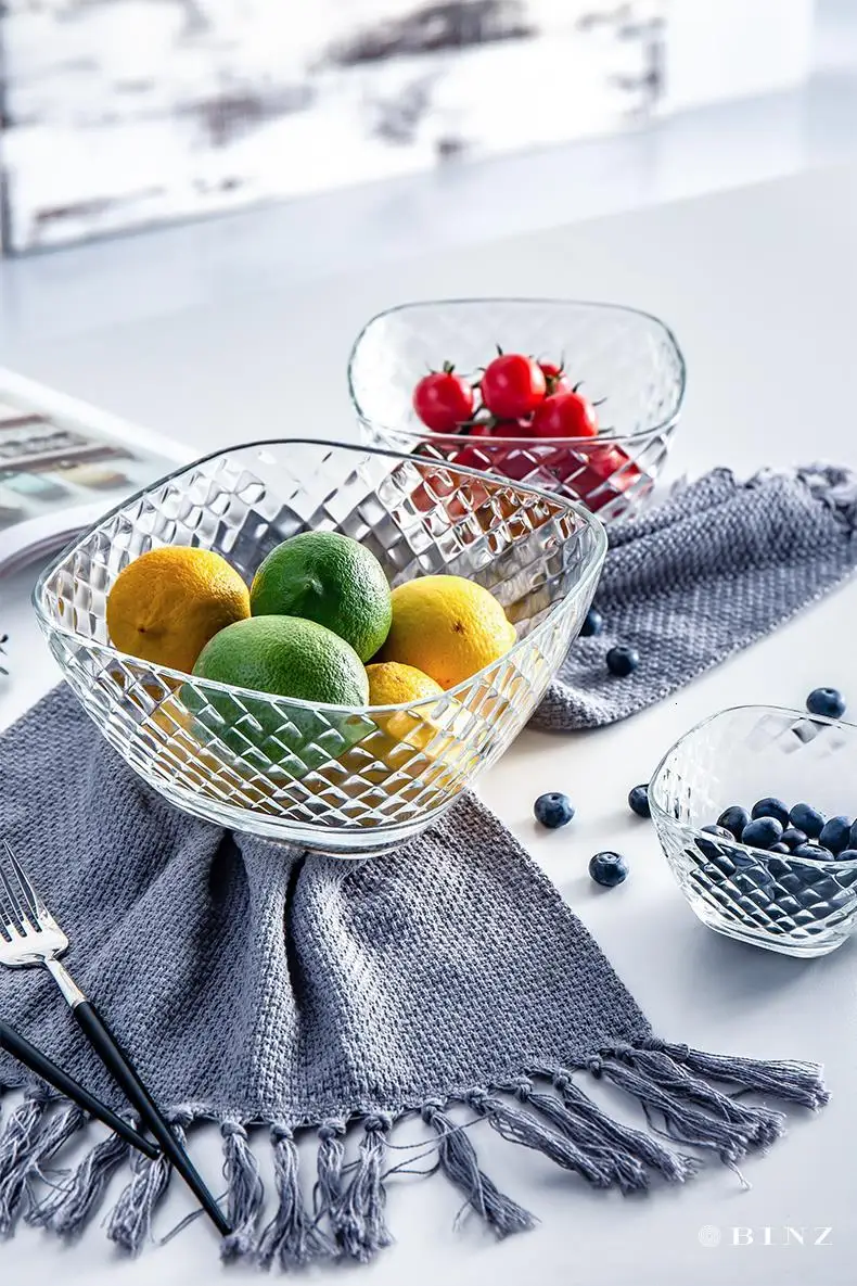 Tazones контейнер для еды Saladier лапша Ramen обеденная тарелка Saladeira посуда Frutero столовая посуда Кухня Обеденный Бар стеклянная чаша