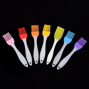 

1pc Small Silicone Pastry Brush Baking BBQ Basting Brush Baking Oil Brush Clear Handle Kitchen Tools Reposteria Hot Dropshipping