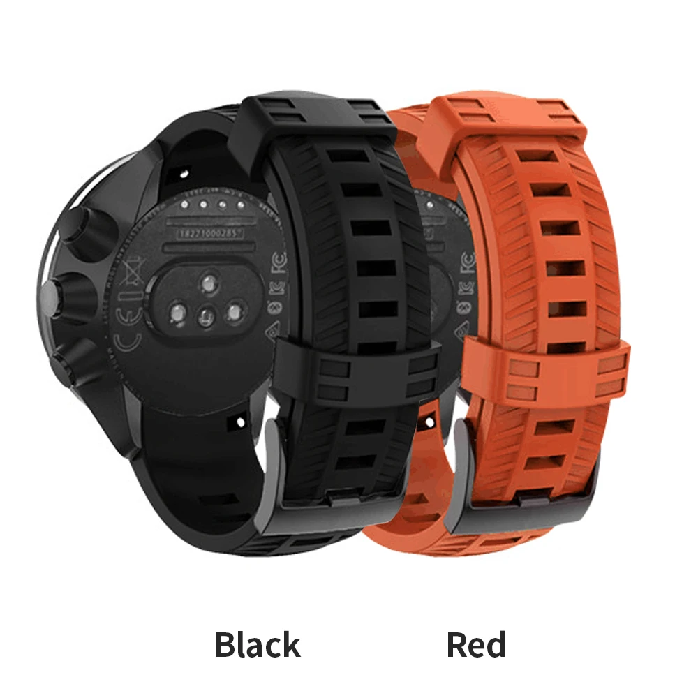 Спортивный силиконовый ремешок для наручных часов Suunto 9 высокого качества