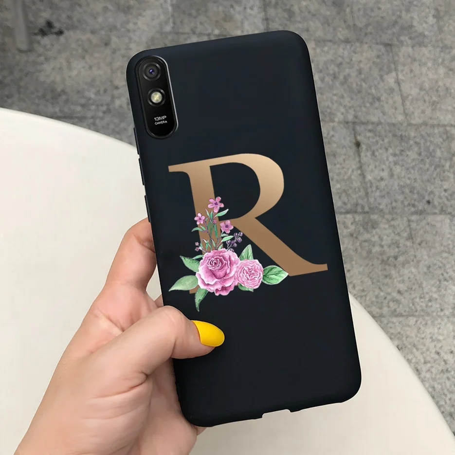 Cute Letters Silicone Soft TPU Phone Case - Durable Back Protector Shell