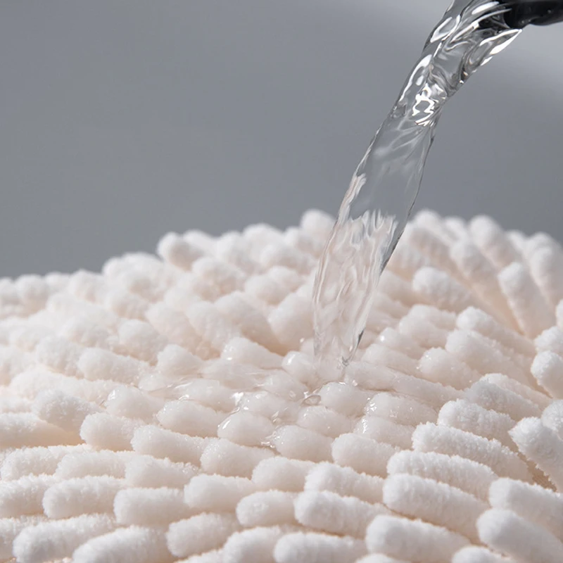 Serviette Chenille Avec Boucle De Suspension Pour Cuisine Et