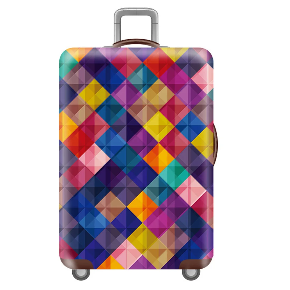 Милый 3D Животный багажный Защитный чехол для путешествий плотный водонепроницаемый эластичный чехол для чемодана для 18-32 дюймов XL аксессуары для путешествий - Цвет: 23