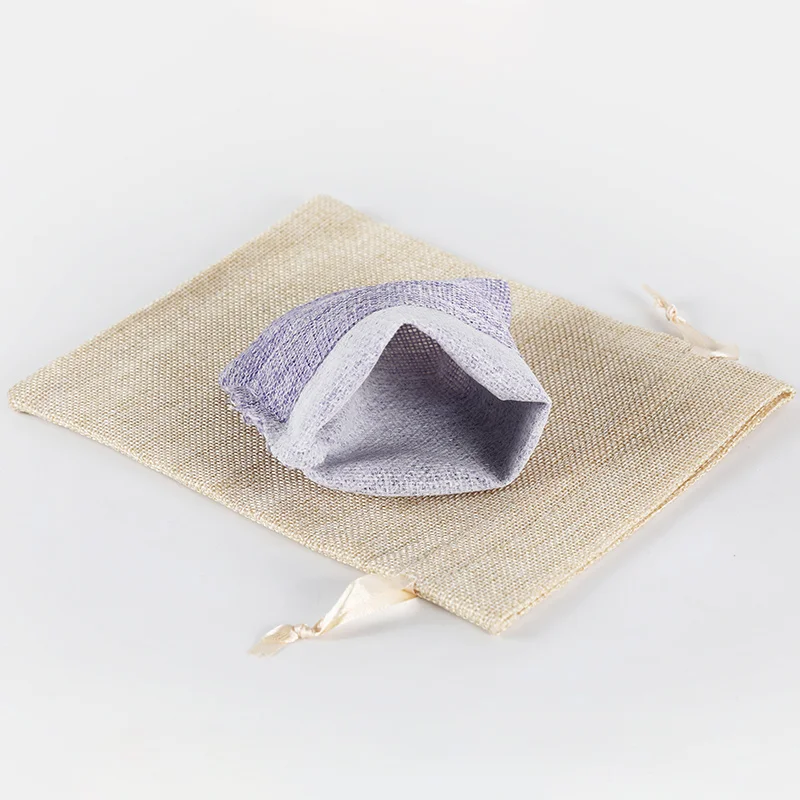 10pcs/lot 20x30cm Big Burlap Jute Linen Drawstring Bag Christmas Wedding Bags With Candy Gift Colorful Pouches Can Print Logo