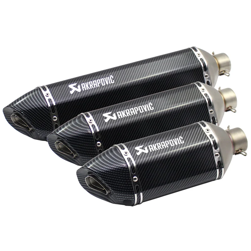 Впускной 51 мм 61 мотоциклетная выхлопная труба akrapovic глушитель Escape Moto