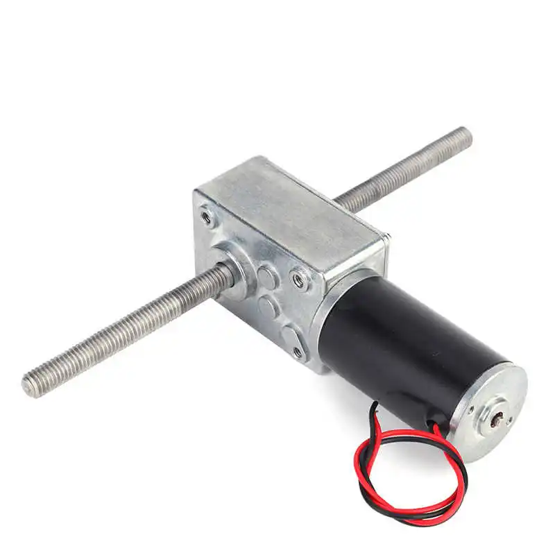 Double Right Hand Thread Gear Motor, Reduction Ratio 50 Double Right Hand Thread Gear Motor, Reduction Ratio 50