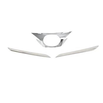 

for Toyota VIOS 2019 2020 ABS Chrome Car Front Car Standard Frame Decoration Sticker Cover Trim Car Styling Accessories