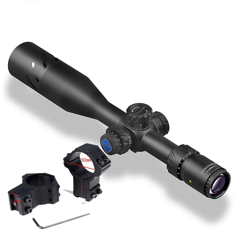 hight 11mm mount Дискавери HD 5-25X50 SFIR охотничий прицел освещение Сетка высокая мощность тактический прицел для стрельбы оптические прицелы подходят. 308 - Цвет: hight 11mm mount