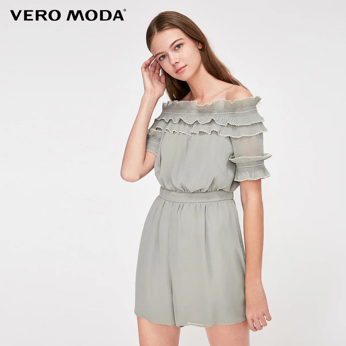 Vero Moda Wanita Multi Tingkat Mengacak 