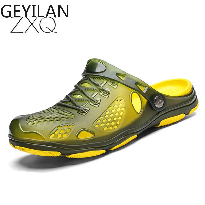 

2019 New Men Sandals Summer Flip Flops Slippers Men Outdoor Beach Casual Shoes Cheap Male Sandals Water Shoes Sandalia Masculina