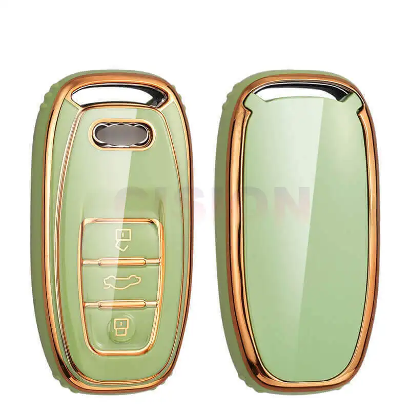 Custodia/cover per Chiave/telecomando per Audi A1 A3 A4 A5 A6 A7 A8 Quattro Q3 Q5 Q7 2009 ~ 2015 - H70ee1c92374047a0aba8431d079aa0a4U