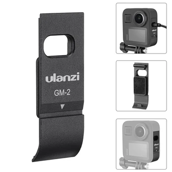 

2020 New High Quality Battery Cover Side Cover Lid With Charging Port Camera Accessory For Gopro Max 360 Action Camera Black
