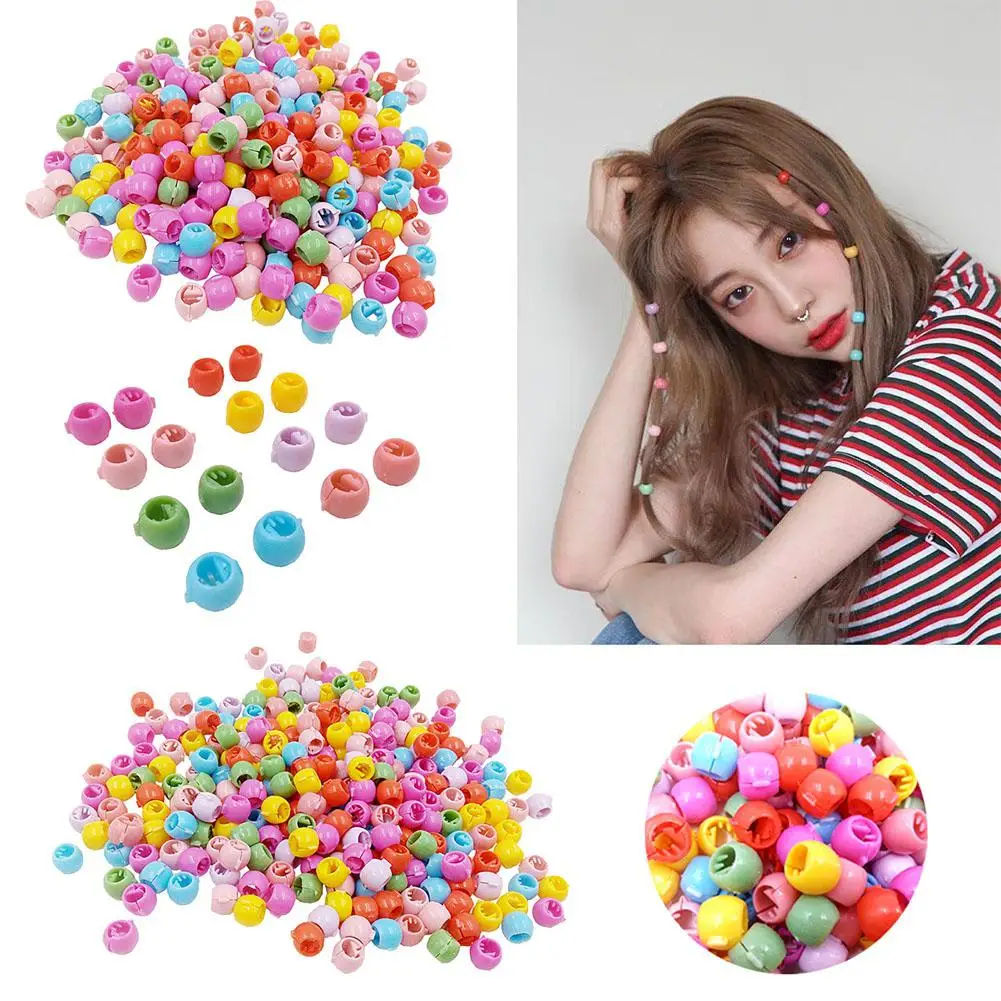 DishyKooker 100pcs/set Lovely Bean Shaped Mixed Color Mini Hair Clip Hairpin Accessories for Adult Children | Детская одежда и