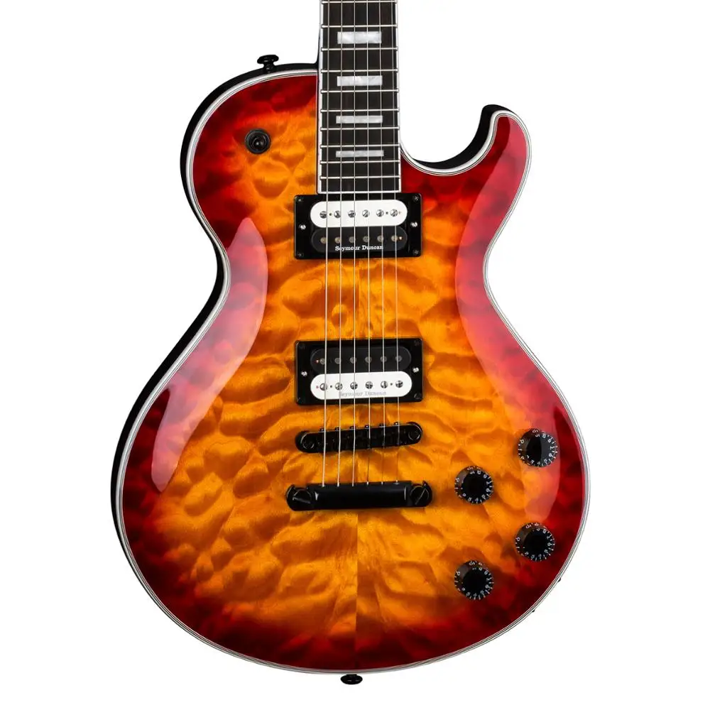 Envatio Gratis nueva guitarra eléctrica de mano izquierda guitarra Electrica goldtop palisandro diapasón
