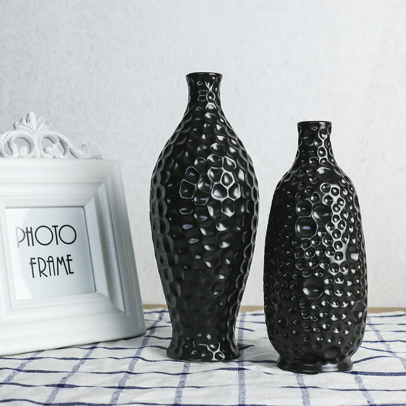 

Creative Home Ceramic Crafts Ceramic Vase Office Desk Boutique Vase Decoration Decorative Household Vases
