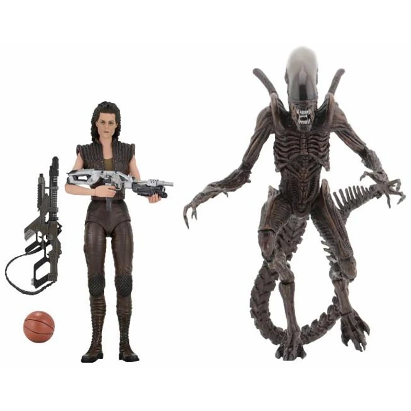 Оригинальная серия NECA Alien 14 Ripley 8 resuration Xenomorph Warrior фигурка Коллекционная модель игрушки