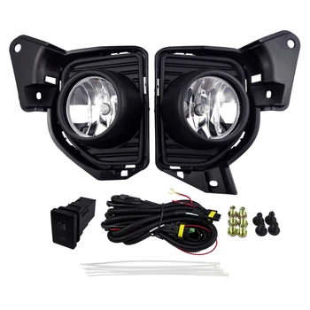 

For TOYOTA HIACE 2014 Fog Light Assembly Car Lights ABS Plastic 4300K Yellow 12V 55W Halogen Lamp Accessories
