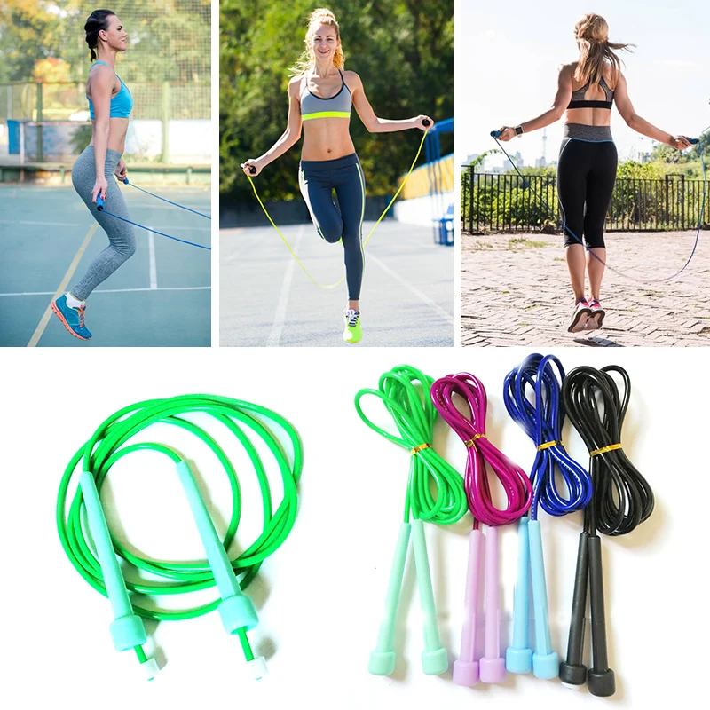 

Protable Rubber Jump Rope Student Pen Handle Bearing Skip Rope Boxing Skipping Sport Jump Ropes Gym Exercise Fitness Equipment
