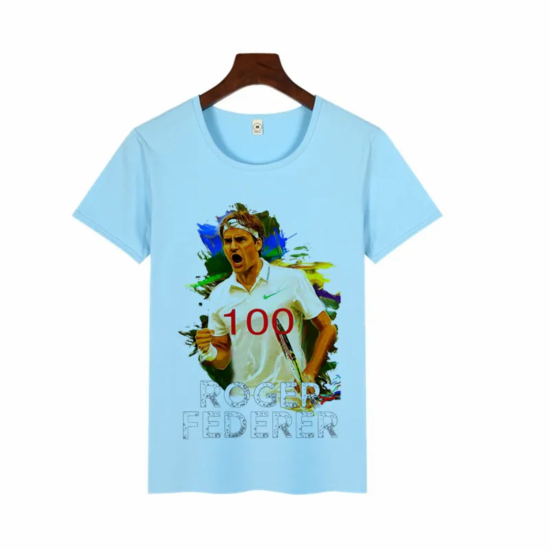 Federer/футболки; Одинаковая одежда для семьи; одежда для мамы и меня; футболка с короткими рукавами; Одежда для мальчиков; рубашка для отдыха - Цвет: G90B-sky blue