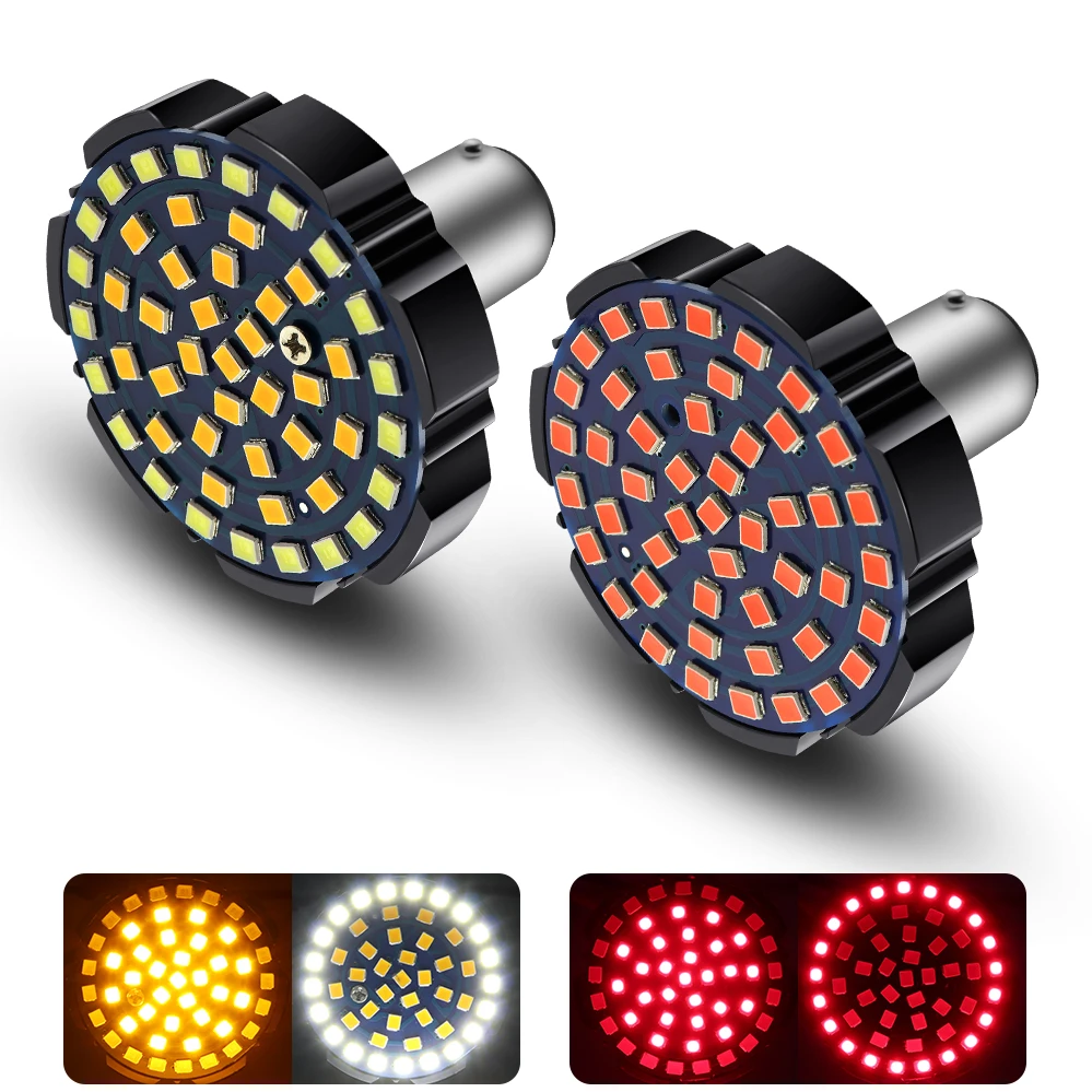 2x Harley Davidson Edition 1156 BA15S Amber LED Turn Signal Light Bullet Style 2x Harley Davidson Edition 1156 BA15S Amber LED Turn Signal Light Bullet Style