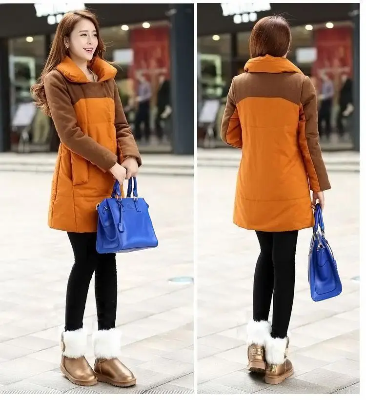 

New Style Fashion Maternity Clothes Winter Plus-sized Korean-style Pregnant Women Cotton Overcoat Pregnant Women Cotton Coat Cot