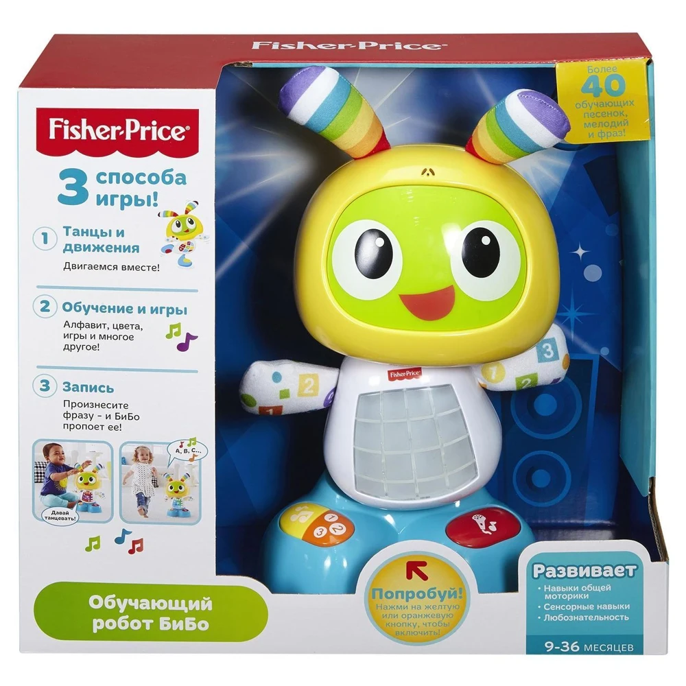 Fisher-price Educational Robot Bebo & Quot; Development & Toy Vehicles, Early Learning Kits, Development, Learning. Sorters, Foldable And Compound Toys. Early Development Toys. - Basic Life Skills Toys - AliExpress