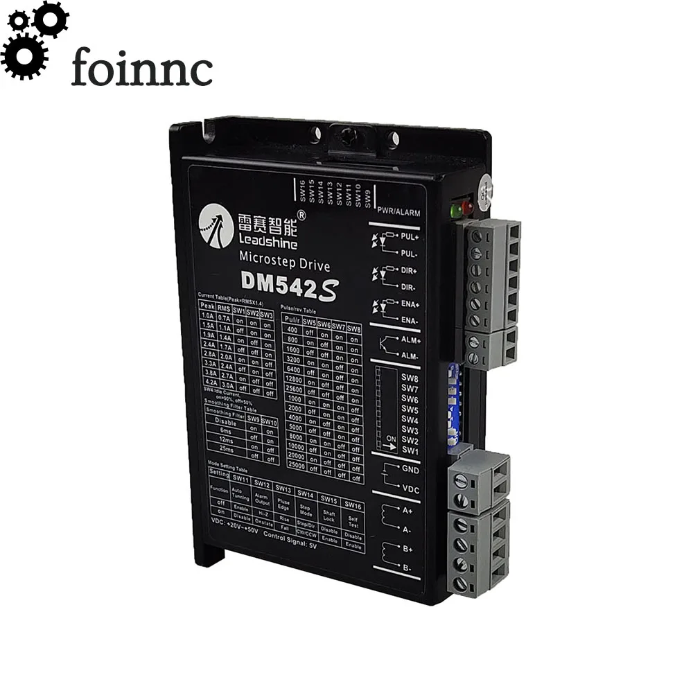 Новое поступление Leadshine DM542S Обновлено от DM542 с более сильной функцией защиты от помех более устойчивый шаговый привод 48VDC 4.2A
