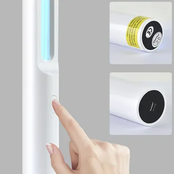 

UV Disinfection Light Household Handheld Disinfection Light Built-in Rechargeable Battery UV Germicidal Lamp Ultraviolet Lamp