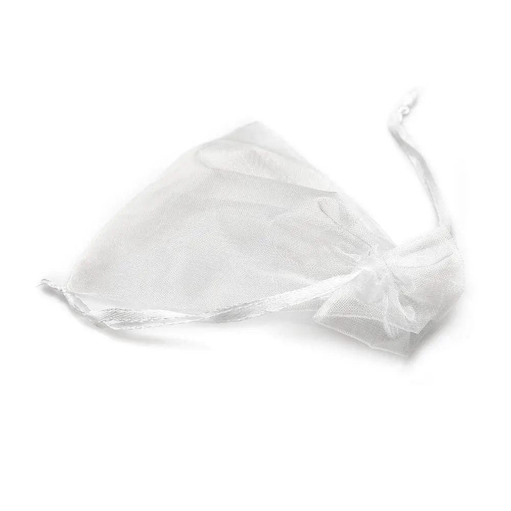 24pcs Wedding Party Favor Baby Shower Candies Sweets Gift Bag White Gauze