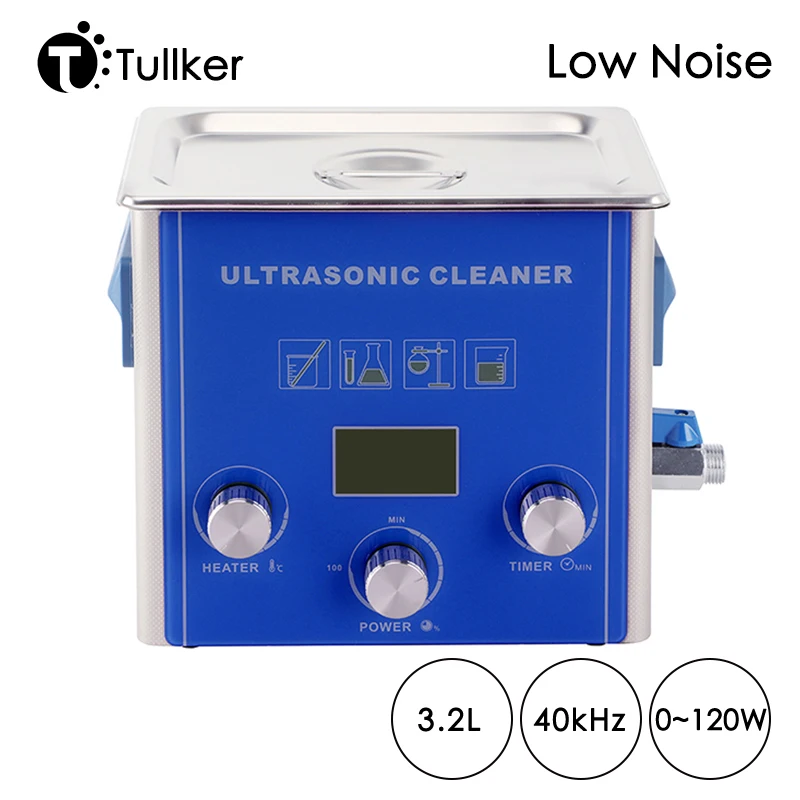 3.2L Digital Ultrasonic Cleaner Bath MotherBoard Metal Mold DPF Oil