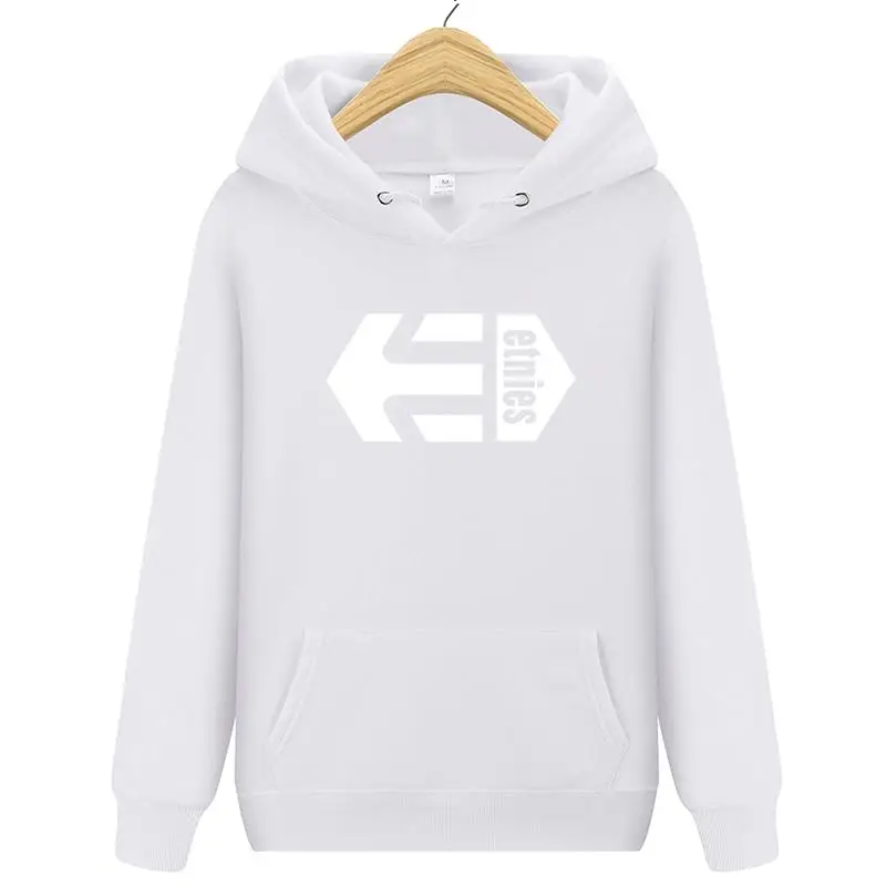 Бренд Etnies, мужские толстовки с длинным рукавом, повседневные толстовки с буквенным принтом Etnies, Мужская Флисовая модная Толстовка в стиле хип-хоп, мужская Толстовка s