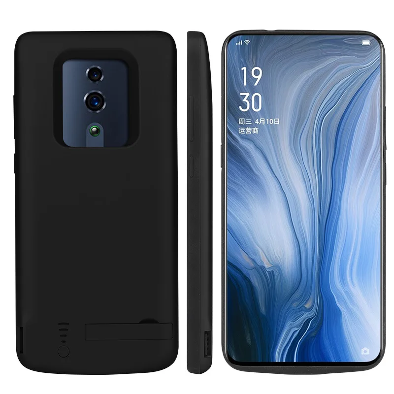 

For Oppo Reno 10x Zoom Case Battery Charger 5000mAh External Backup Charging Power Bank Cover Oppo Reno 10x Zoom Case Shockproof