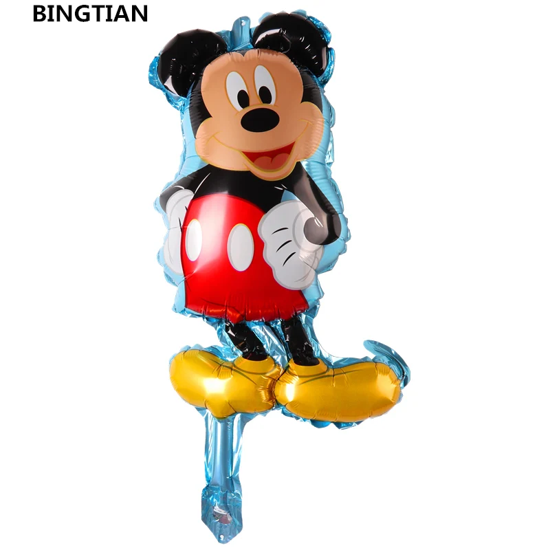 48cm-20cm BINGTIAN головы Микки Минни Маус воздушный шар из фольги шарики для День Рождения вечерние украшения игрушки - Цвет: 48cm-20cm