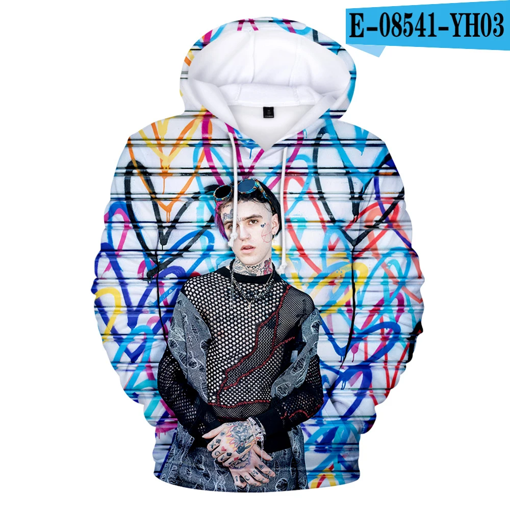 Прямая поставка, Lil, толстовки с капюшоном, свитшоты, Hell Boy Lil. Peep, Мужской пуловер с капюшоном для мужчин и женщин, осенне-зимняя толстовка с капюшоном для малышей - Цвет: 3D