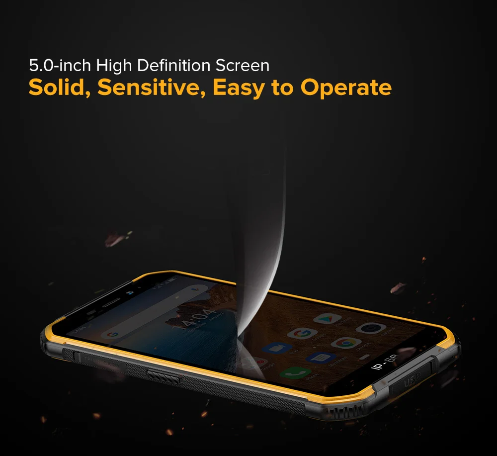 Ulefone Armor X6 IP68/IP69K водонепроницаемые мобильные телефоны MT6580 Восьмиядерный 2 ГБ 16 ГБ 4000 мАч разблокировка лица Android 9,0 3g глобальная версия
