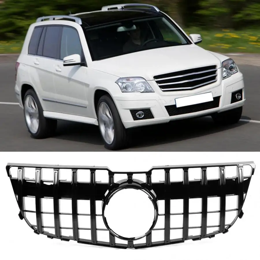 Car Front Grille Black grill mesh Fit for Benz GLK X204 GT 2013 Black grill mesh Modification Accessory